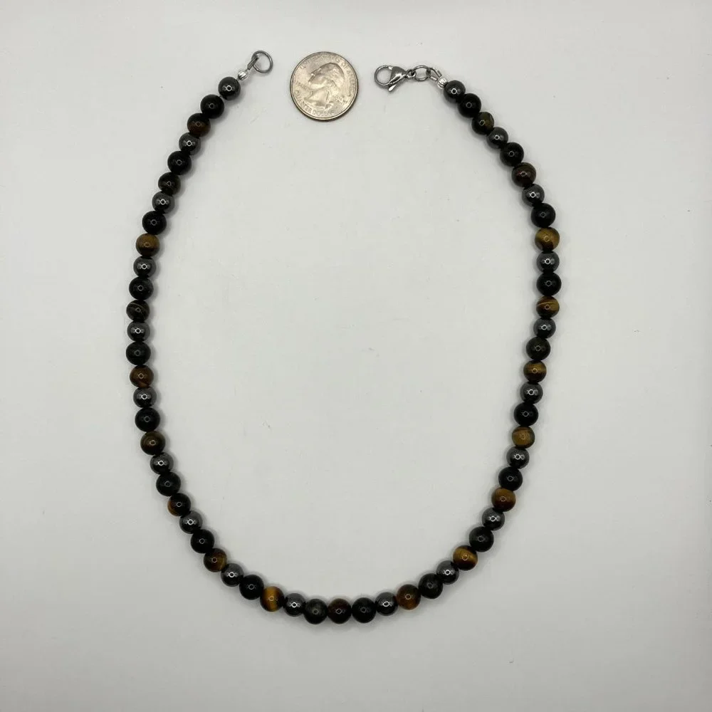 NEW Triple Protection Tiger Eye - Hematite - Black Obsidian Gemstones